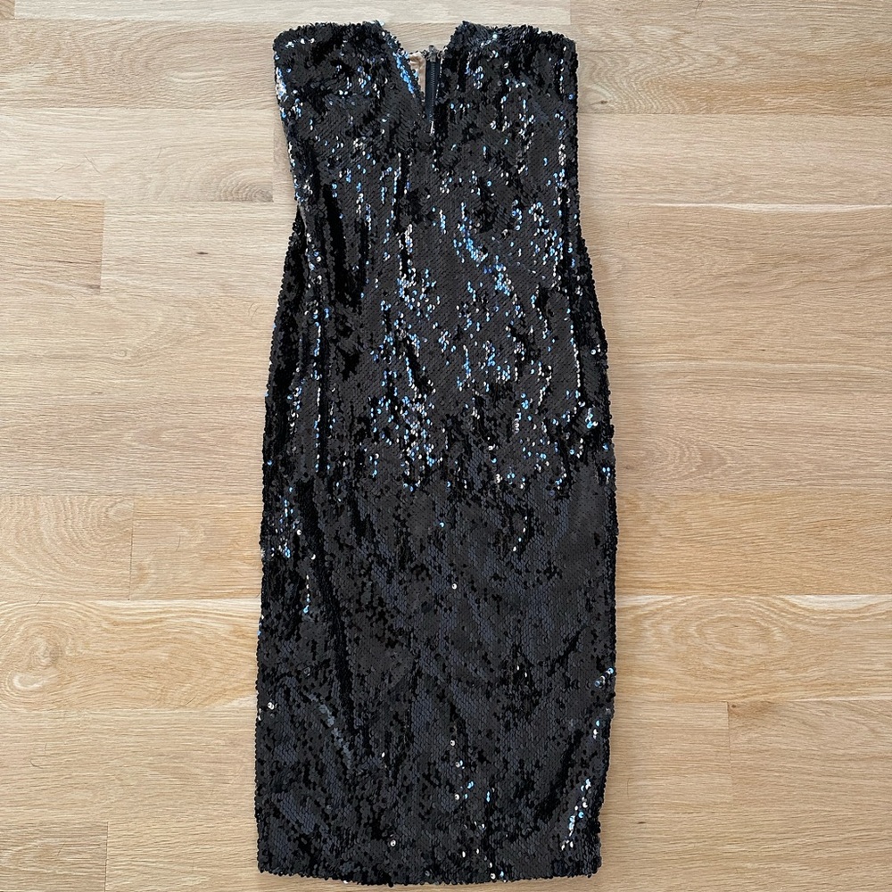 Jluxlabel black sequin dress size small. Like new, worn once.
